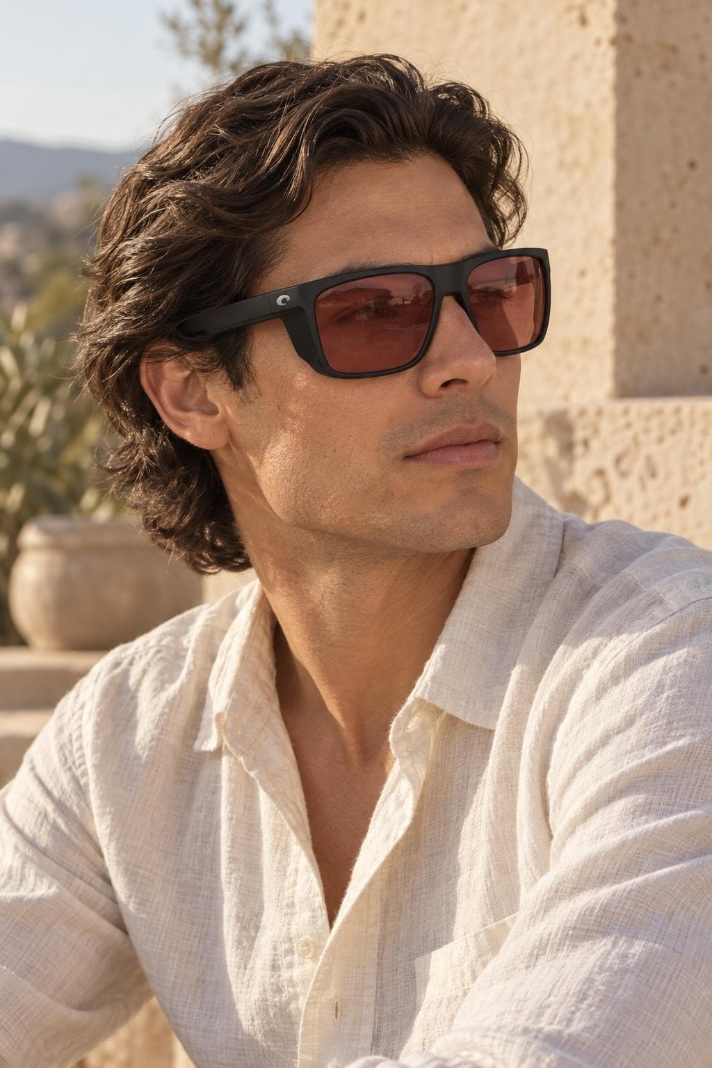 Costa Ferg XL Negro mate · Cobre polarizado en rostro (imagen ilustrativa)