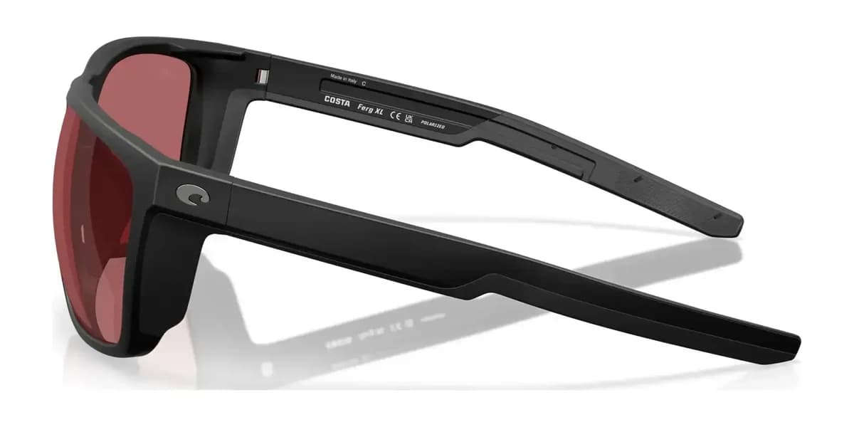 Costa Ferg XL 6S9012 negro mate con mica cobre polarizada, vista lateral