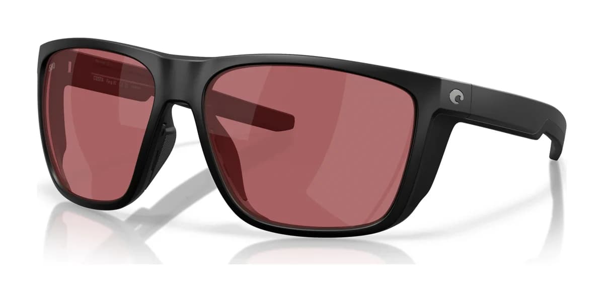 Costa Ferg XL 6S9012 negro mate con mica cobre polarizada, vista 3/4