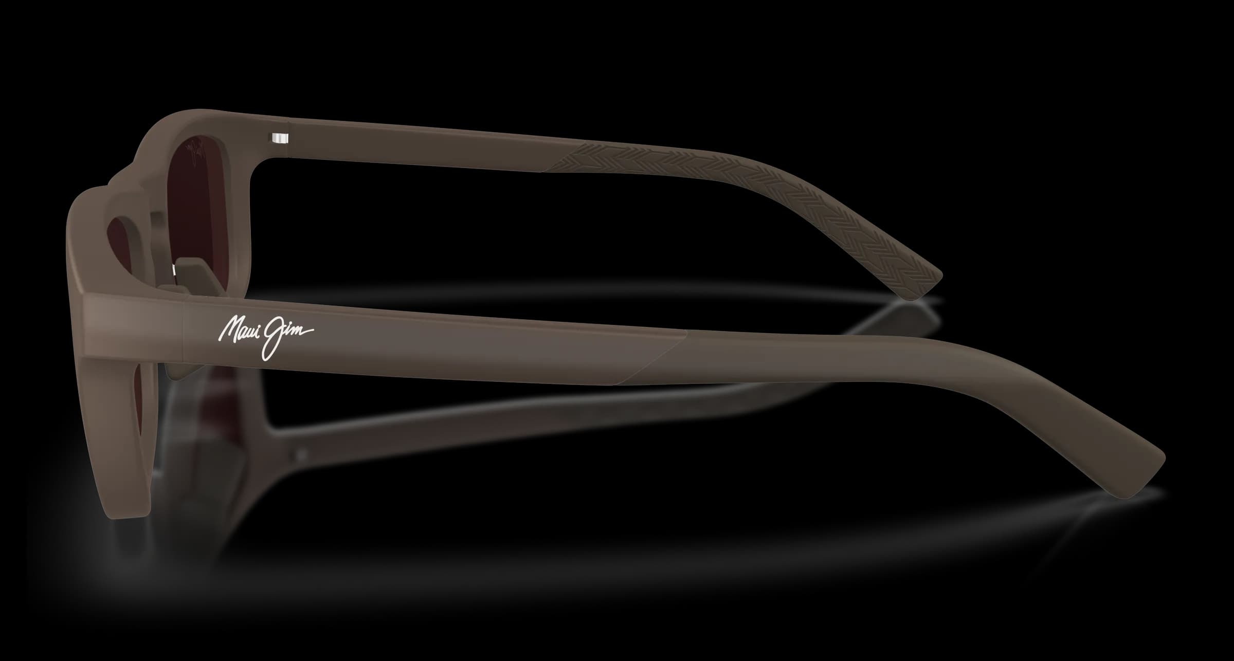 Lentes de sol Maui Jim MJ0342S café mate, vista lateral