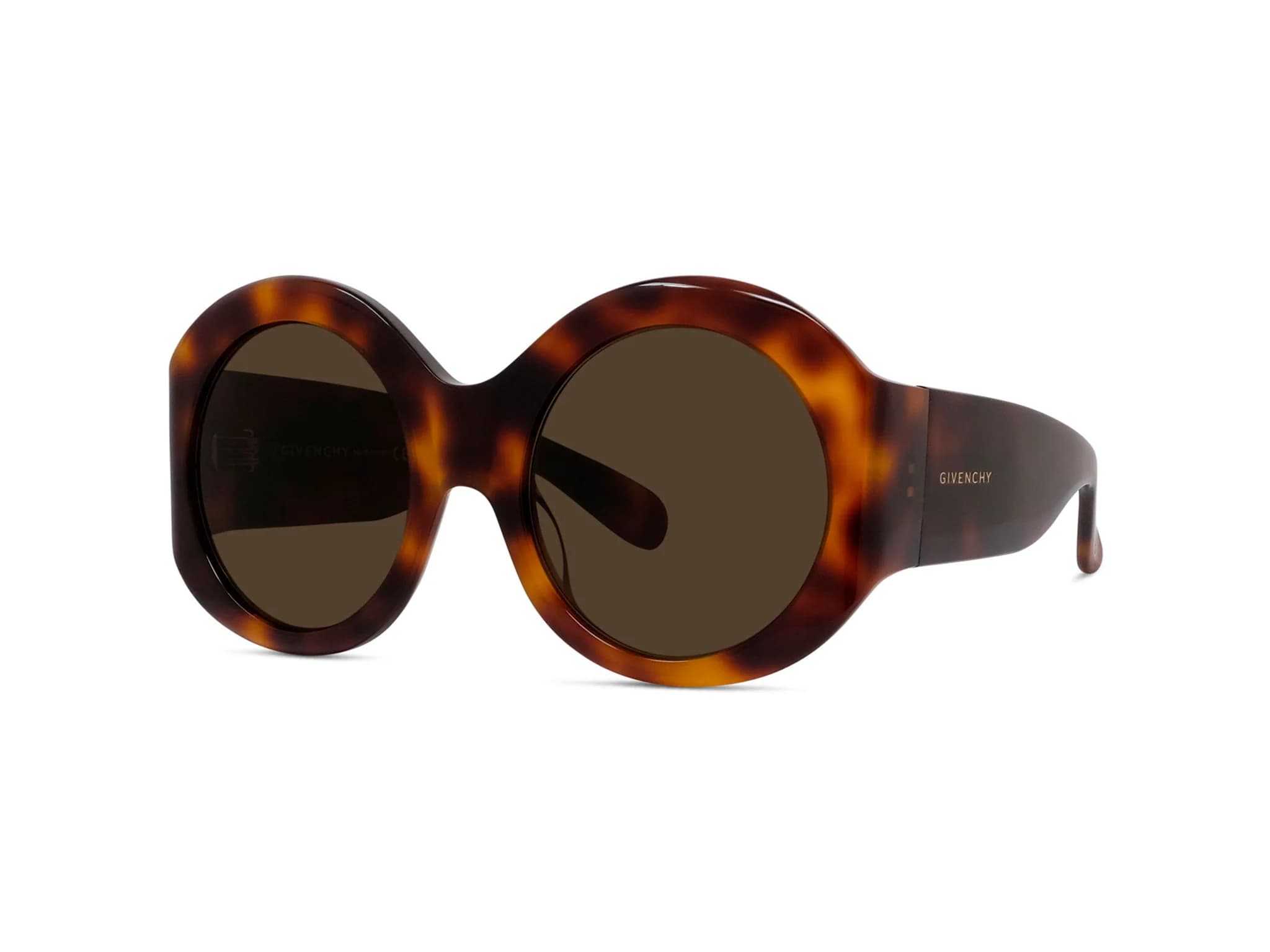 Lentes de sol Givenchy GV40147I carey con mica café, vista 3/4