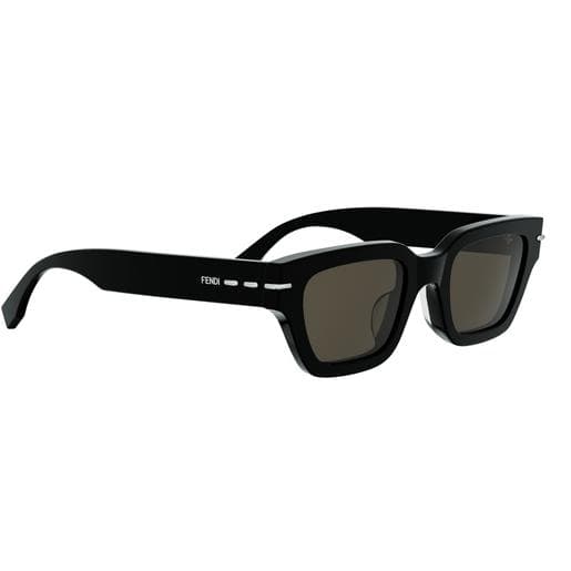 Lentes de sol Fendi FE40191I negro con mica café, vista 3/4 derecha