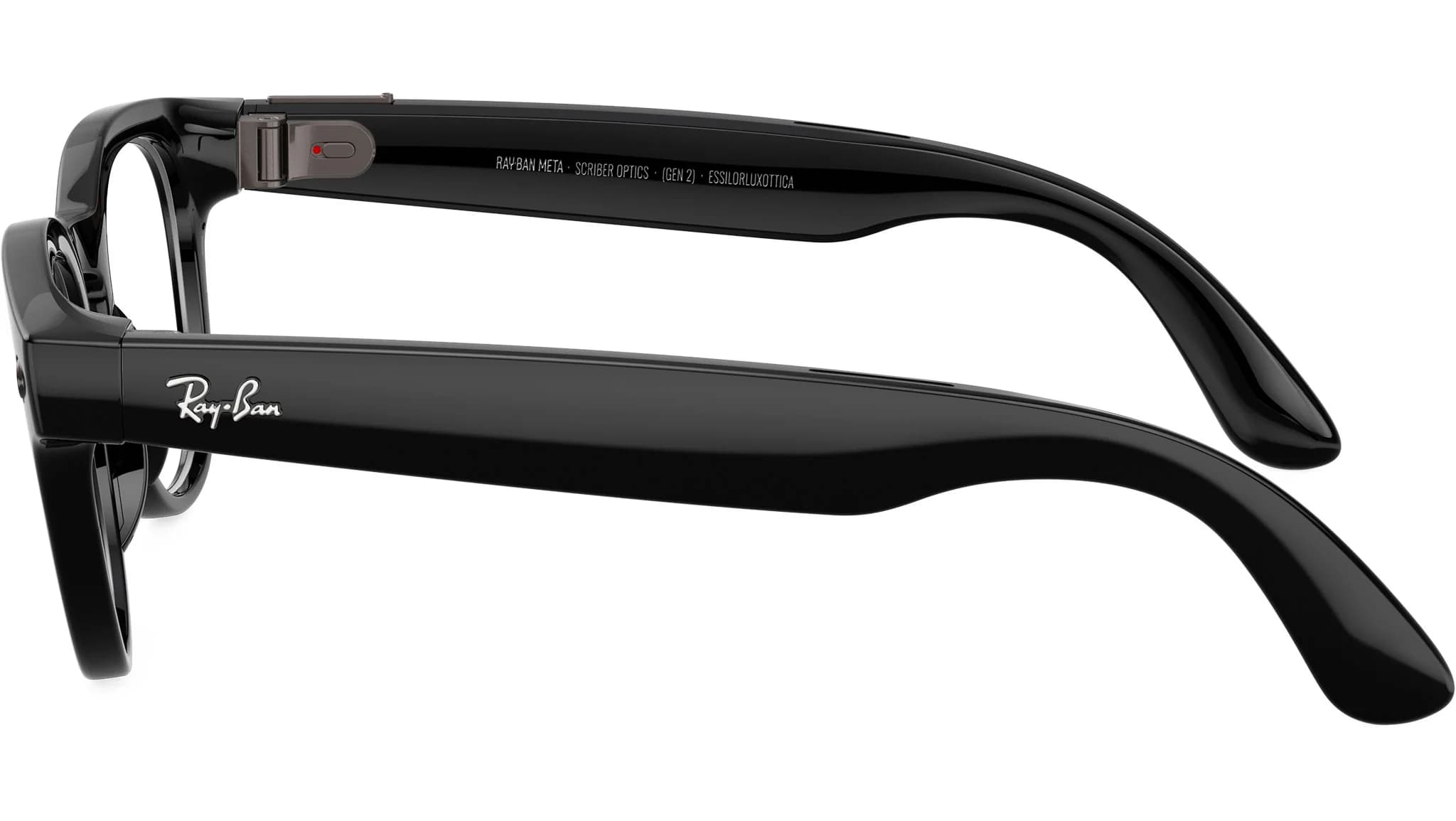 Ray-Ban Meta Scriber Optics RW7002 negro brillante, vista lateral