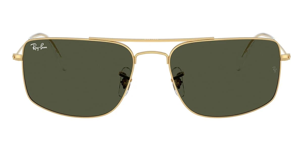 Ray-Ban RB3779 oro con mica verde G-15, vista de frente